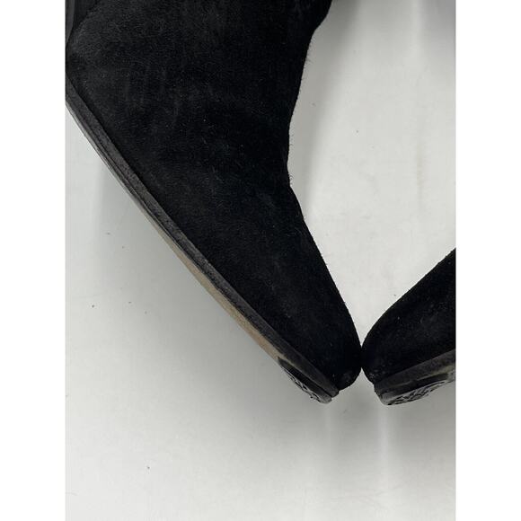 Saint Laurent Blake Jodhpur Womens Black Suede Ankle Bootie Sz IT 36/ US 5.5 - Picture 14 of 16